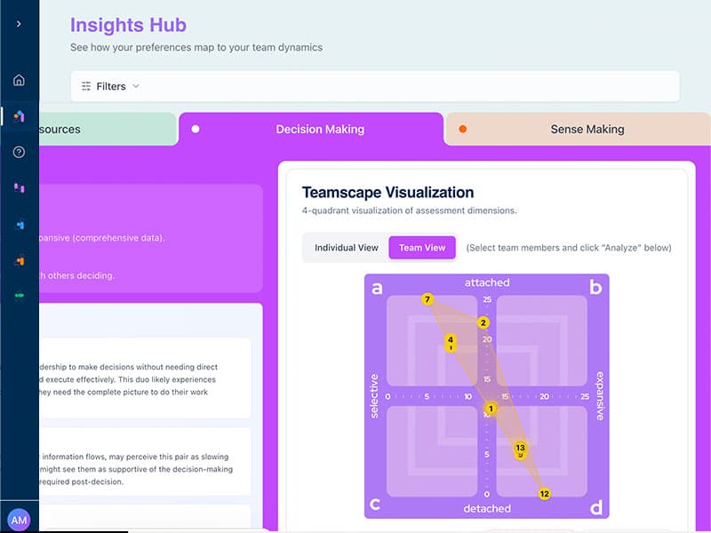Teamscape web application